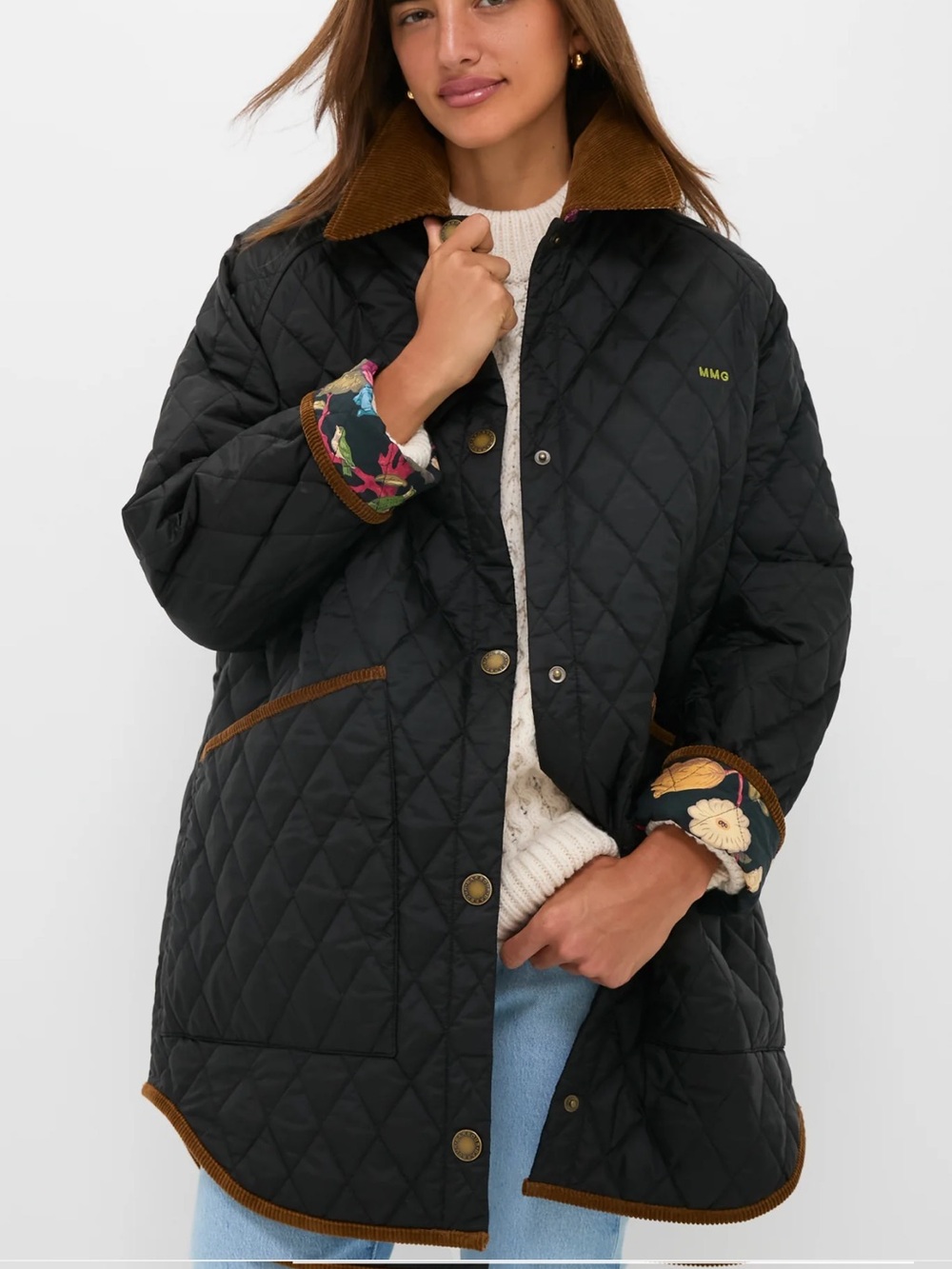 Barbour x Tuckernuck Limited Edition Black Miley Quilted Jacket